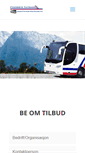 Mobile Screenshot of finnmarkturbuss.no